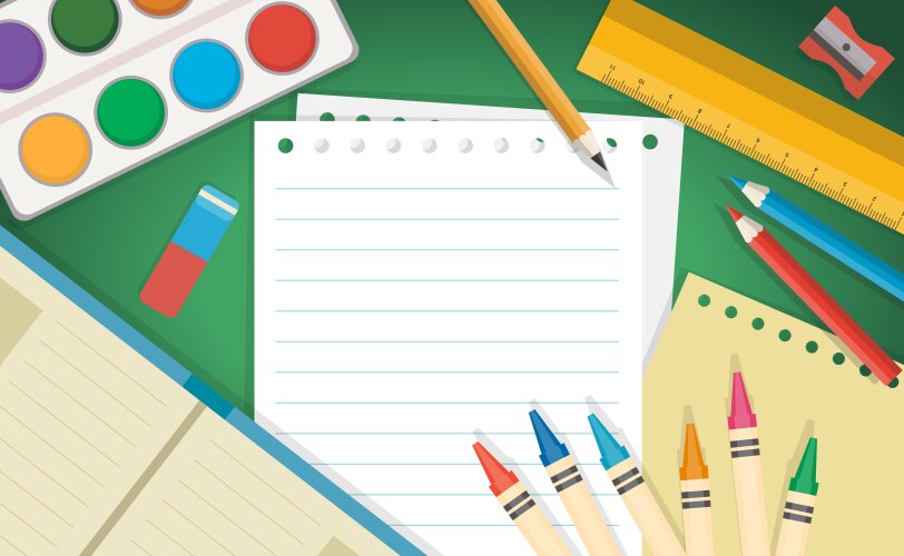 Back to school background Royalty Free Vector Image