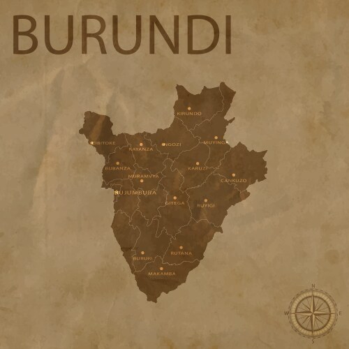 Burundi Flag Map Vector Images Over 520