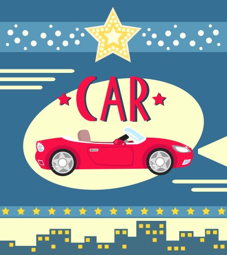 Racing poster Royalty Free Vector Image - VectorStock