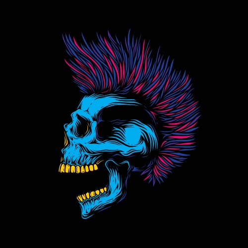 Punk rocker Royalty Free Vector Image - VectorStock