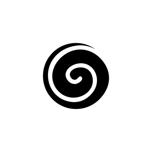 Circle abstract spiral shape logo – Royalty-Free Vector | VectorStock