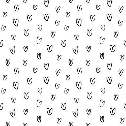 heart pattern for happy valentine day vector image vector image