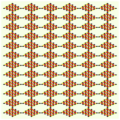 Repeat print pattern pixel style background vector image