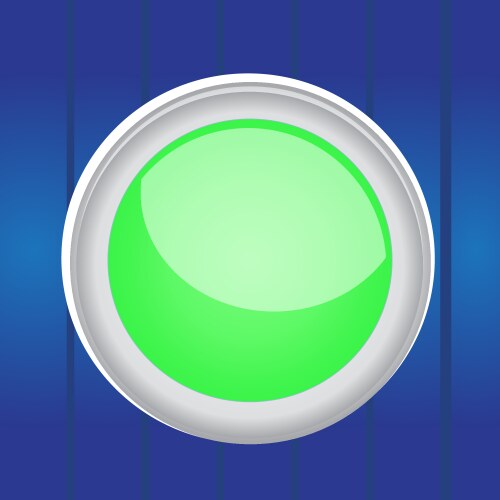 Colored circle shape in a round white frame Vector Image