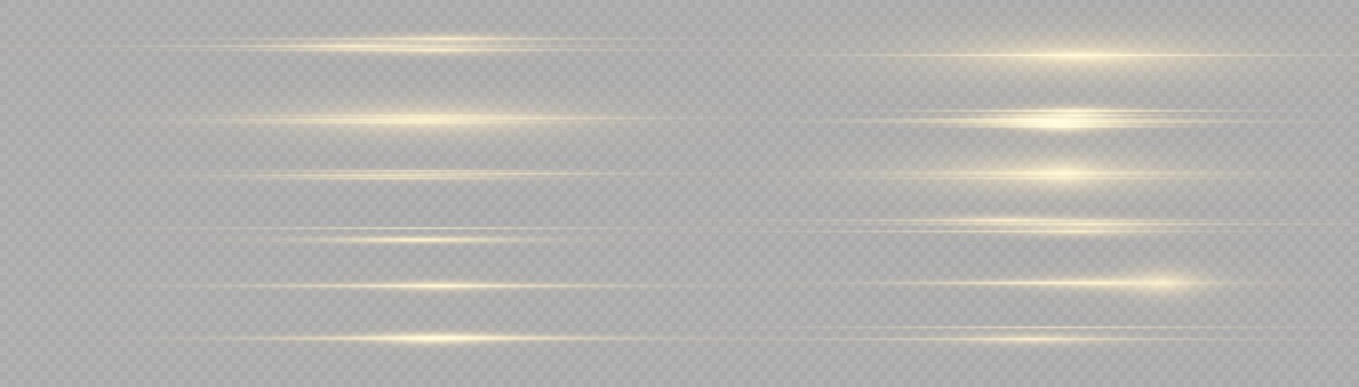 Gold sun rays light star flare glare sparkles Vector Image