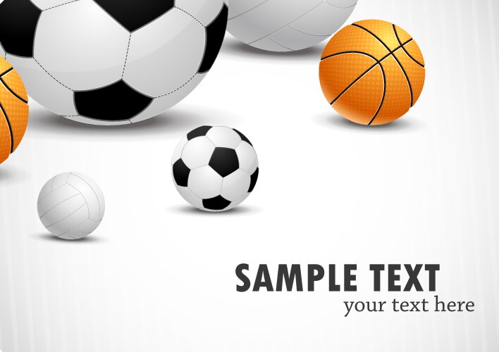 Sports background Royalty Free Vector Image - VectorStock