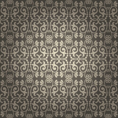 Wallpaper seamless baroque Royalty Free Vector Image