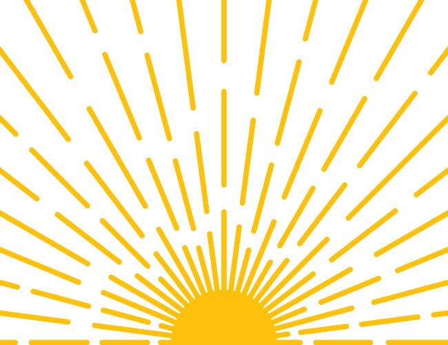 Sun burst Vector Image