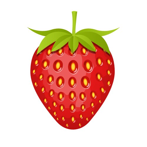 Red strawberry design Royalty Free Vector Image