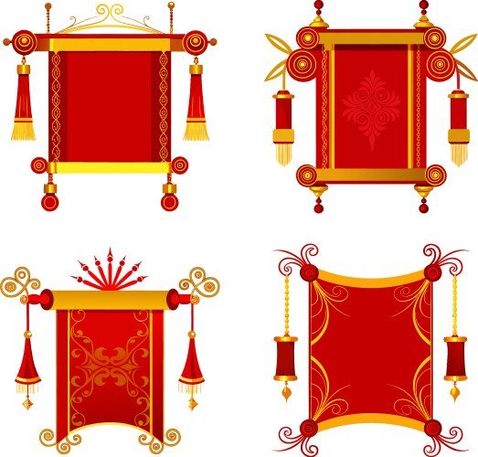 Red Scroll Border Vector Images (over 3,300)