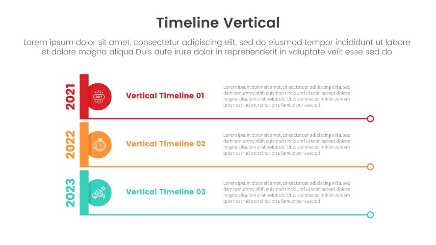 Vertical timeline milestone infographic template Vector Image