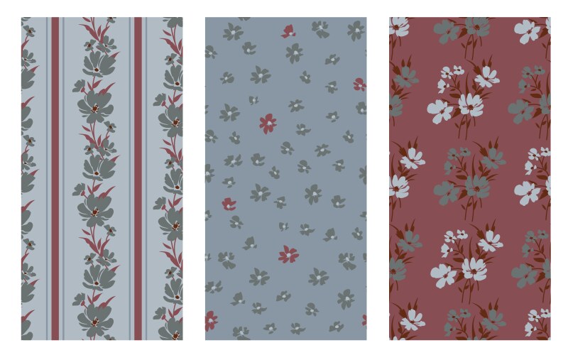 Summer leaves seamless pattern spring background Vector Image