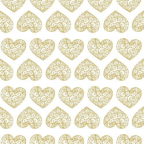 hand drawn seamless vintage pattern vector image