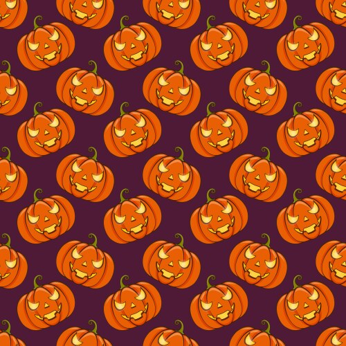 Halloween seamless background Royalty Free Vector Image