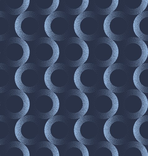 cool circles grace seamless pattern trend blue vector