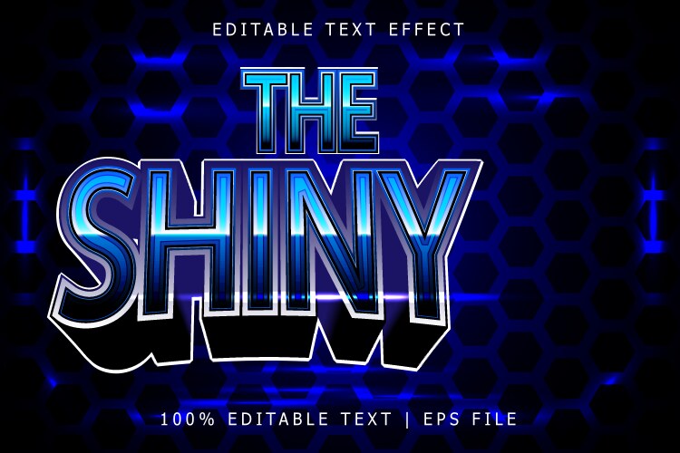Sunrays editable text effect 3 dimension emboss Vector Image