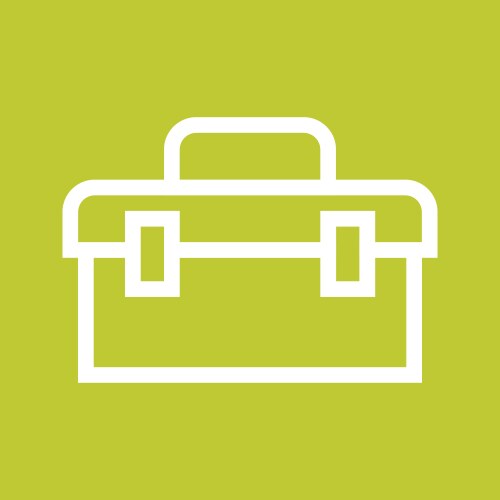 Toolbox Kit Icon Vector Image