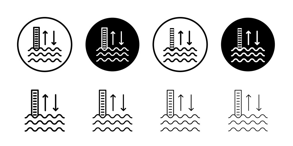 Sea Level Rise Icon Vector Images (over 540)