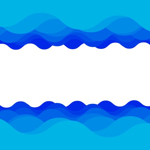 Tropical beach and wave blue sea background Vector Image
