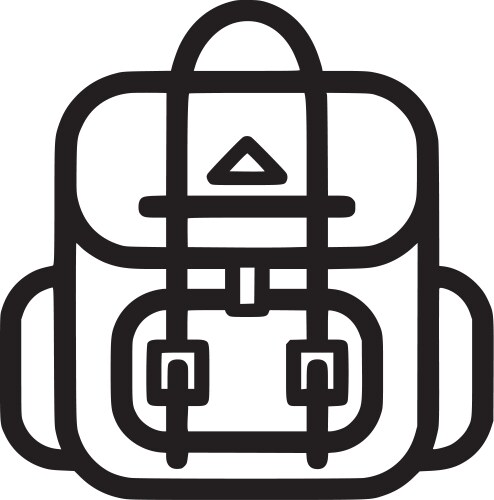Backpack Royalty Free Vector Image - VectorStock