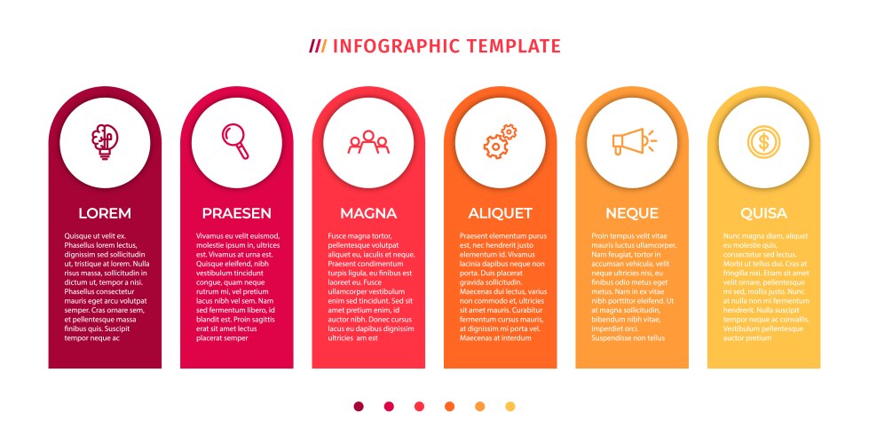 Business infographic template timeline concept vector image