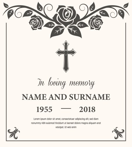 Funeral Vector Images & Graphics for Commercial Use | VectorStock