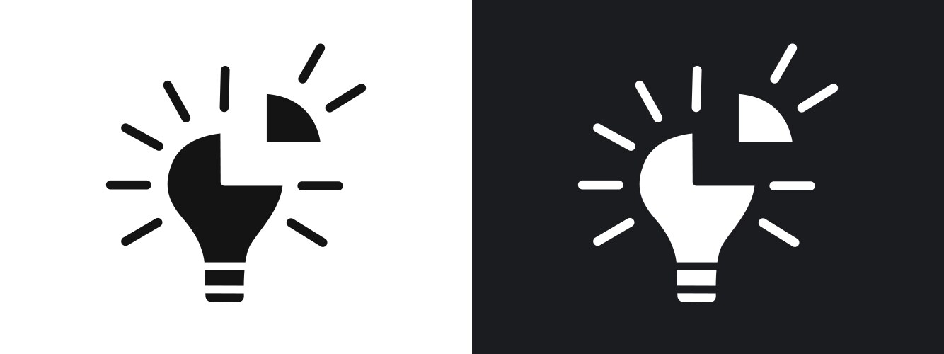 Problem solving skills icon linear graphics set vektorbild