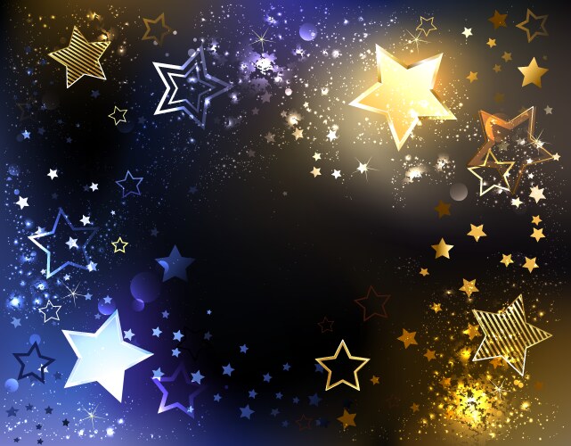 Blue stars background Royalty Free Vector Image
