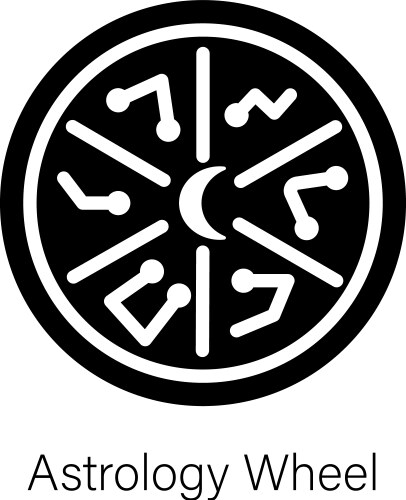 Zodiac Wheel Royalty Free Vector Image Vectorstock