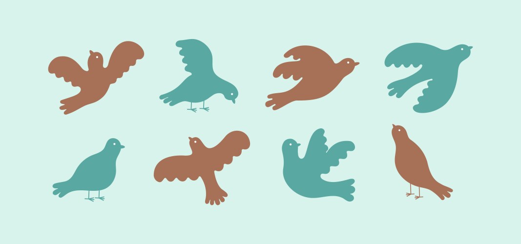 Simple Flying Bird Vector Images (over 30,000)