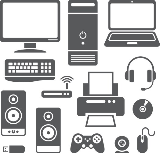 Input devices Royalty Free Vector Image - VectorStock
