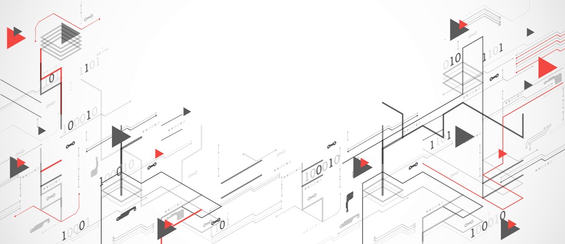 network concept isometric theme for your business vector image