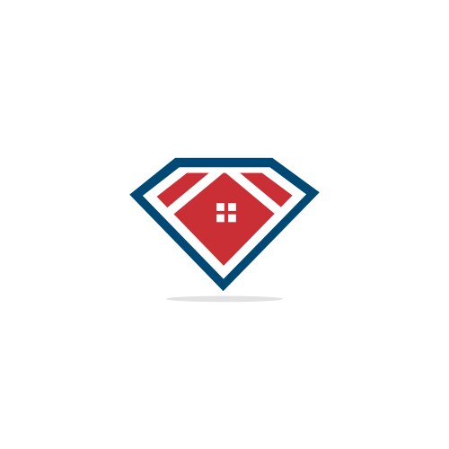 home realty diamond logo vector