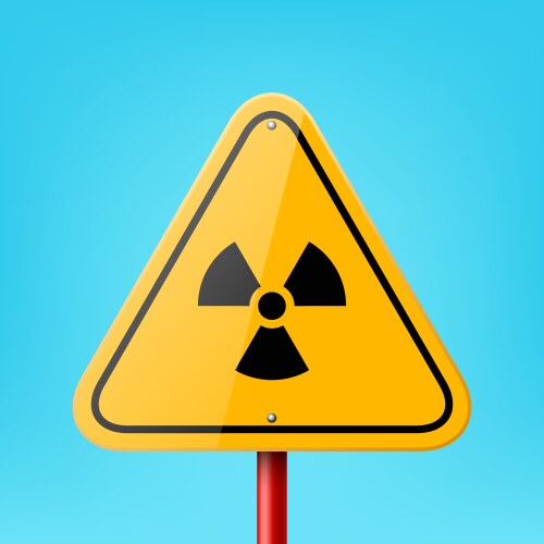 Yellow warning danger stop sign frame Royalty Free Vector