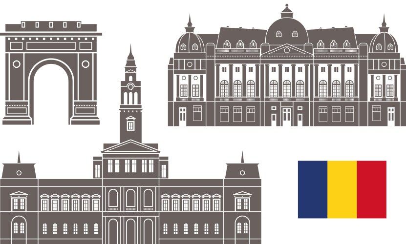 Romania Royalty Free Vector Image - VectorStock