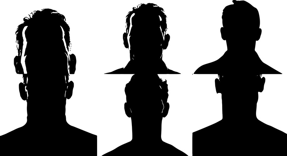 Human deepfake many faces icon outline – Royalty-Free Vector | VectorStock
