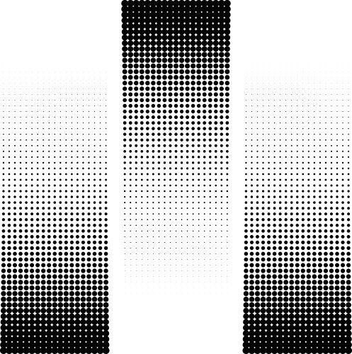 Retro abstract halftone diagonal square Royalty Free Vector