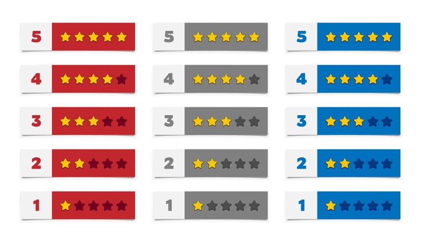 4 Star Rating Vector Images (over 990)