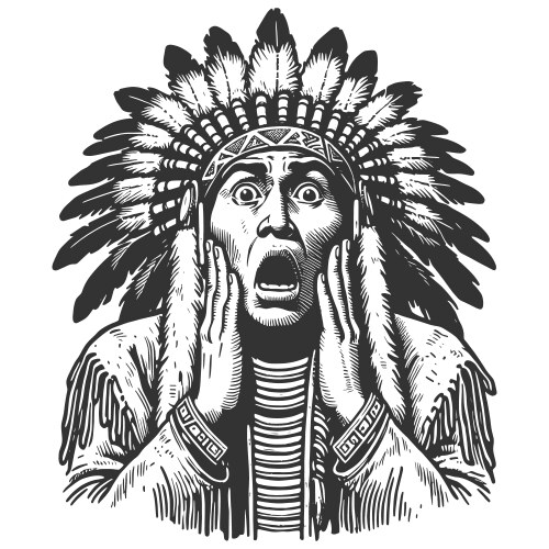surprised-native-american-chief-headdress-vector-image