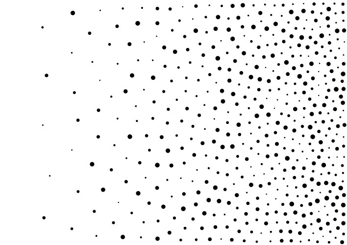 Abstract gradient halftone dots background Vector Image