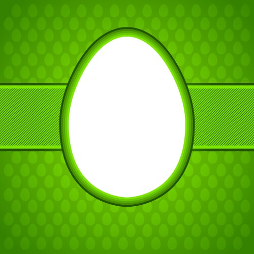 Easter egg card eps 8 vector image