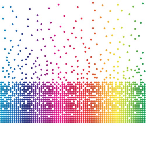 Dot and pixel print pattern – Royalty-Free Vector | VectorStock