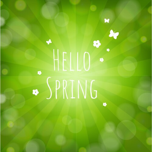 Spring background Royalty Free Vector Image - VectorStock
