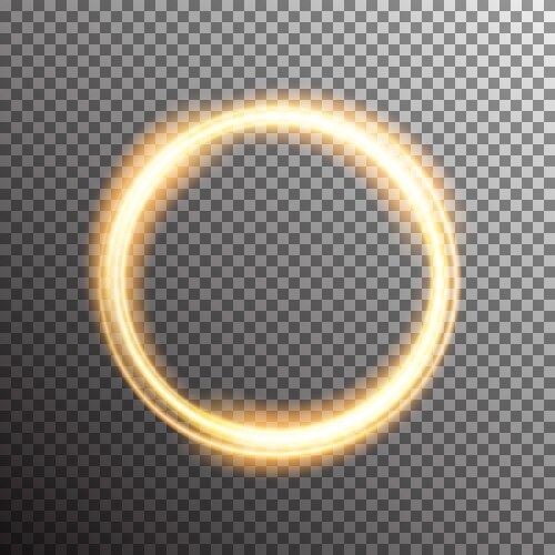 White transparent swirl light effect background Vector Image