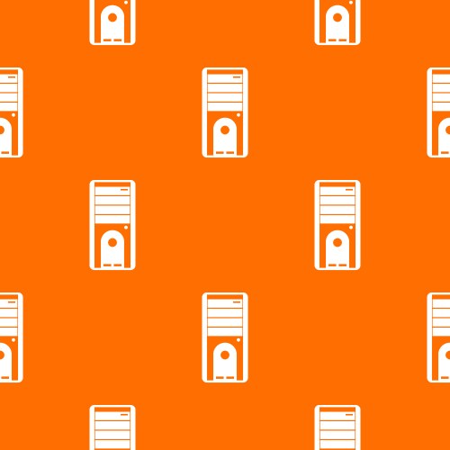 Computer system unit pattern seamless vector image