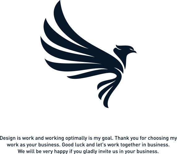 Eagle bird tribal Royalty Free Vector Image - VectorStock