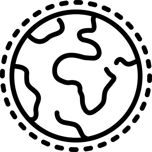 Earth Globe Icon Royalty Free Vector Image - VectorStock