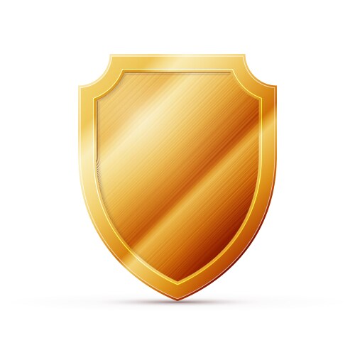 Red empty shield Royalty Free Vector Image - VectorStock