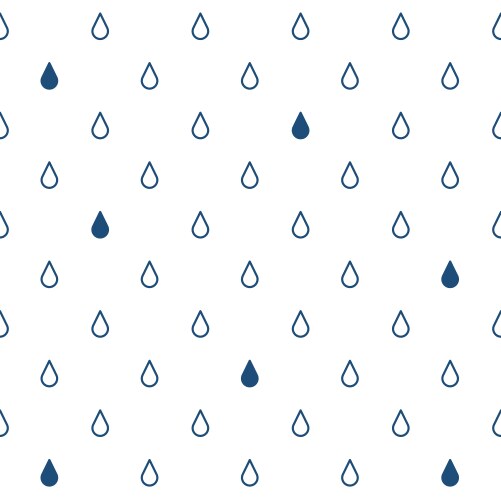 Water drops seamless pattern Royalty Free Vector Image