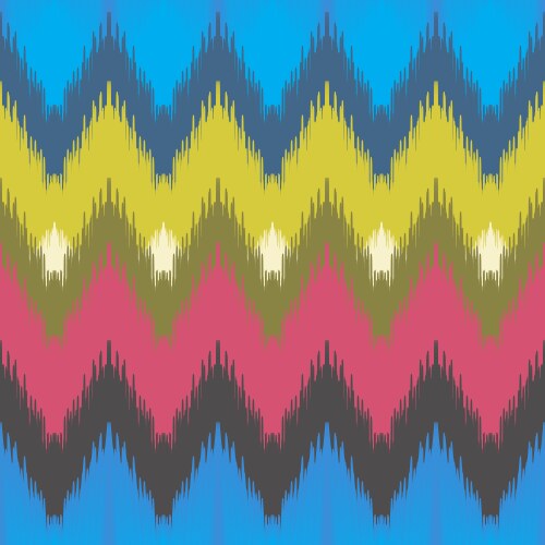 Ikat seamless pattern Royalty Free Vector Image
